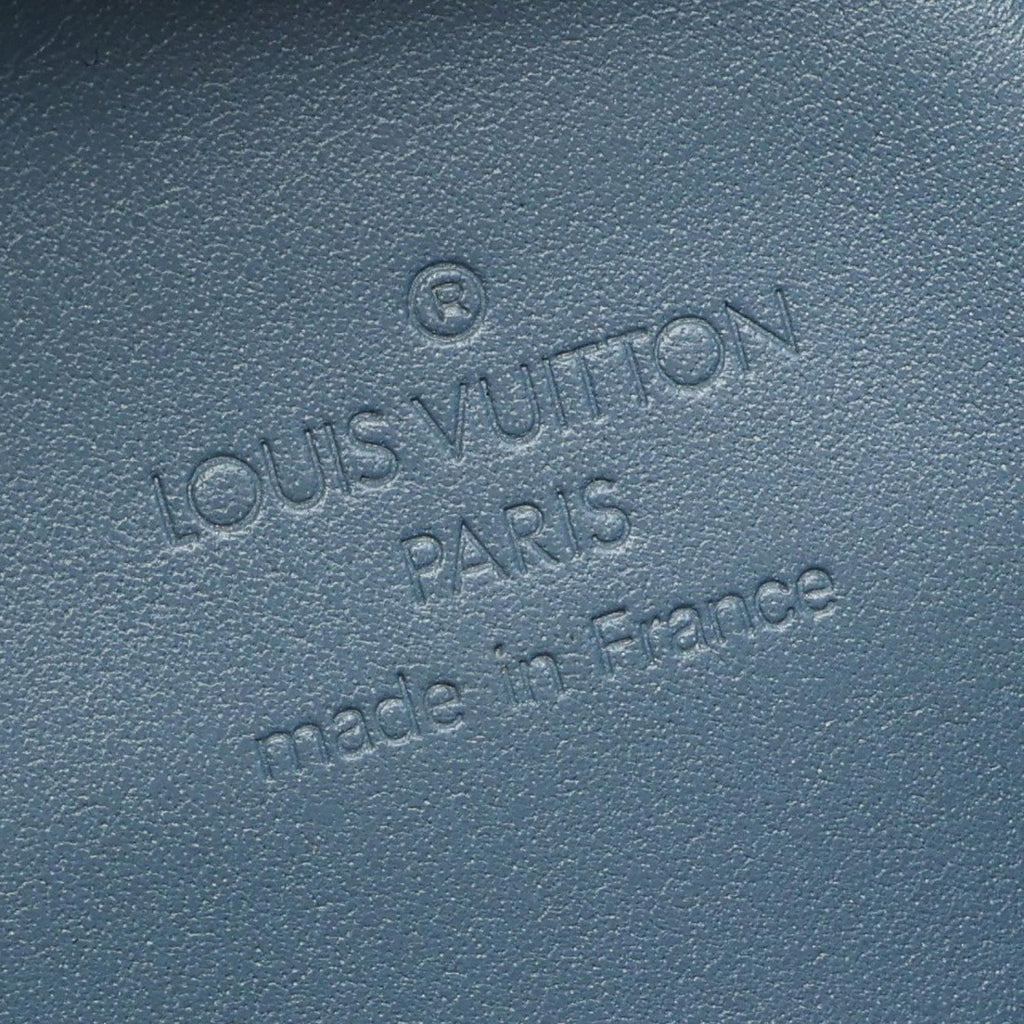 Louis Vuitton Shoulder Bag Afriolan Blue Leather — view 4
