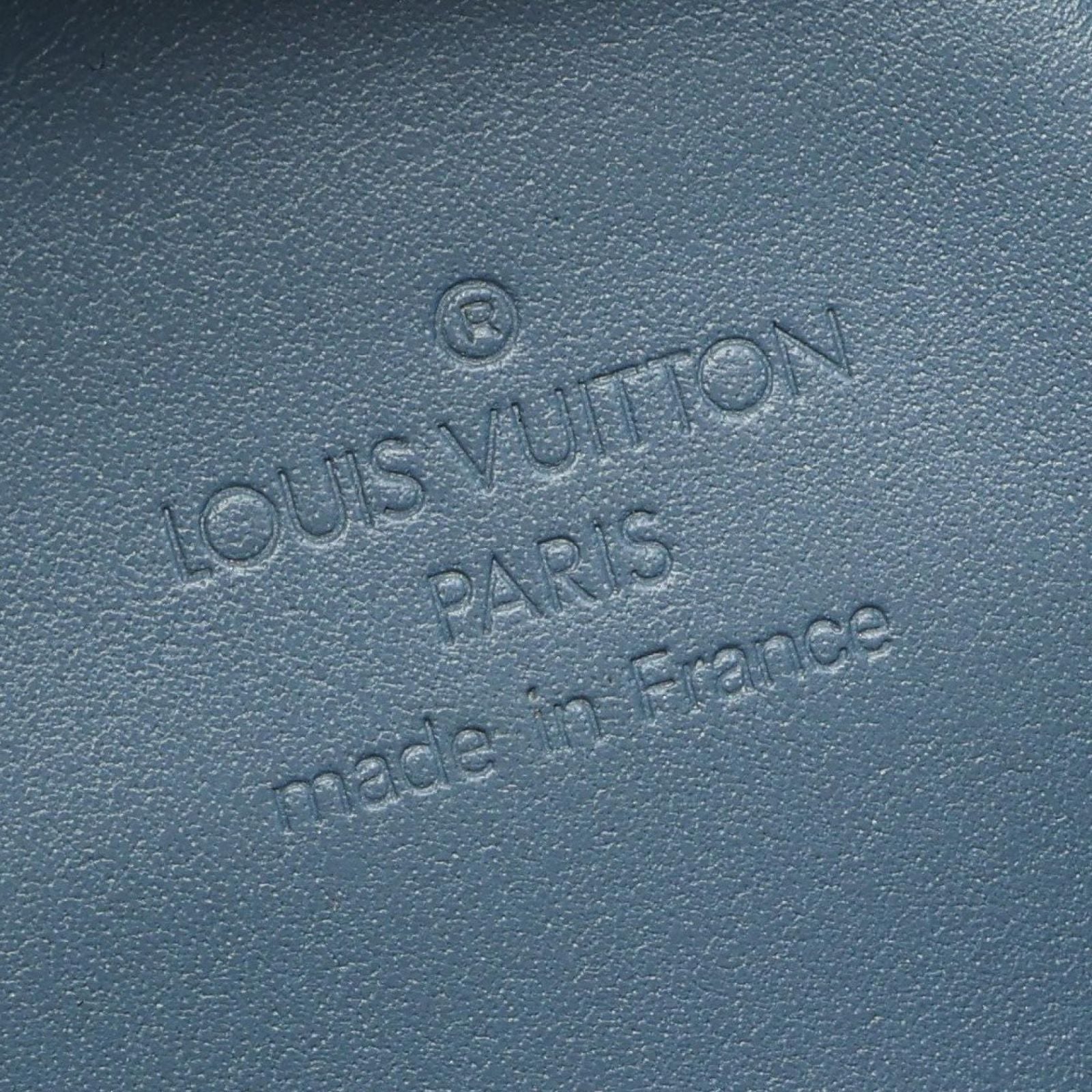 Louis Vuitton Shoulder Bag Afriolan Blue Leather — view 4