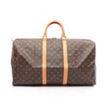 Louis Vuitton Boston Bag Keepall 55 Canvas Leather