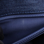 Chanel Backpack Quilted Chain Denim Blue — view 8