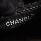 Chanel Shoulder Bag Wild Stitch Big CC Logo Black Leather Quilted CC — view 4