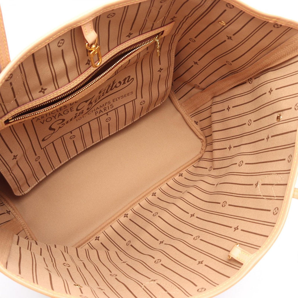 Louis Vuitton Tote Bag Neverfull MM Canvas Leather — view 3
