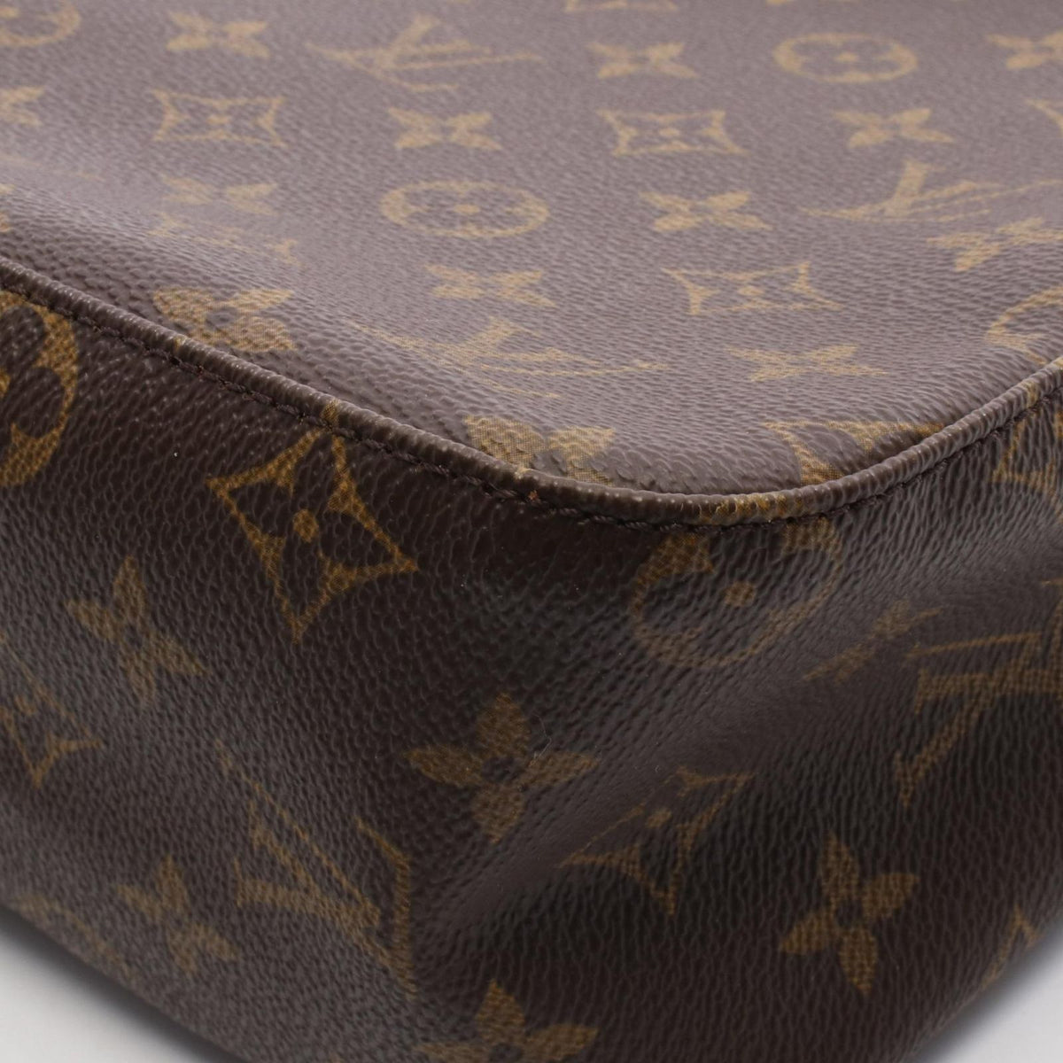 Louis Vuitton Shoulder Bag Looping MM Canvas Leather — view 7