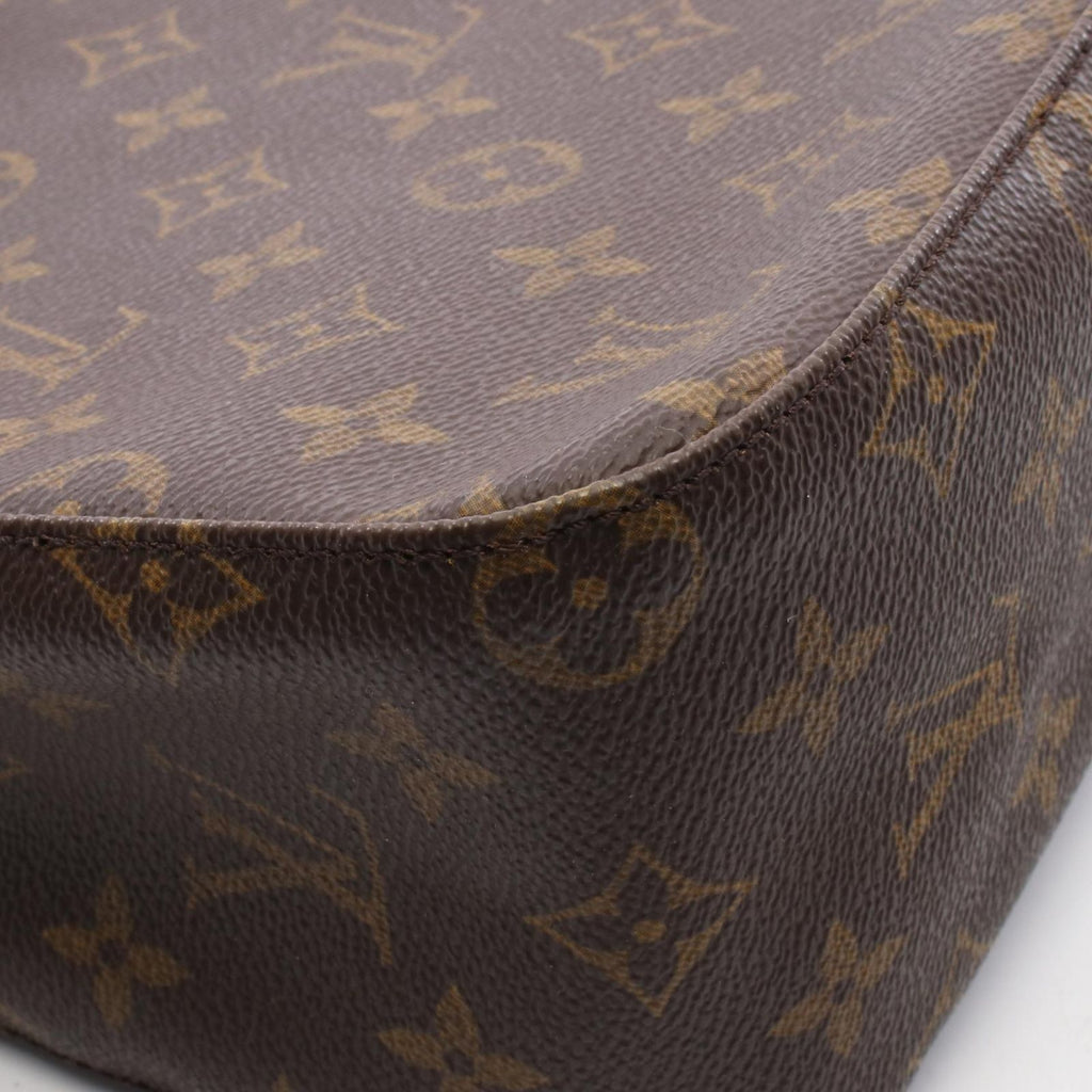 Louis Vuitton Shoulder Bag Looping MM Canvas Leather — view 8