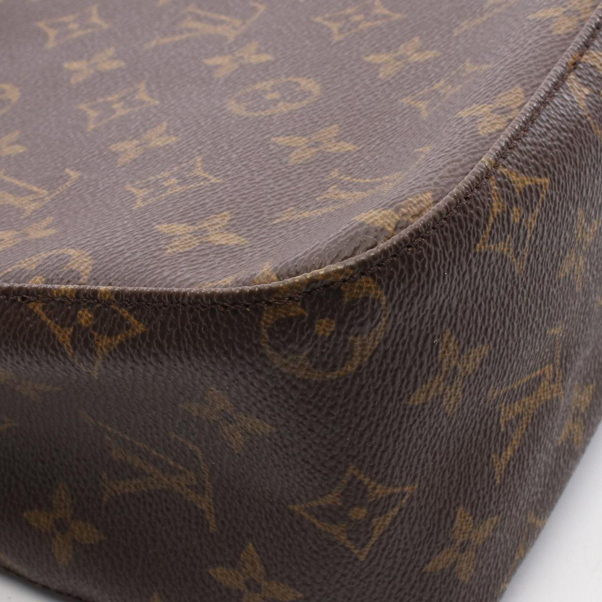 Louis Vuitton Shoulder Bag Looping MM Canvas Leather — view 8