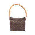 Louis Vuitton Shoulder Bag Looping MM Canvas Leather