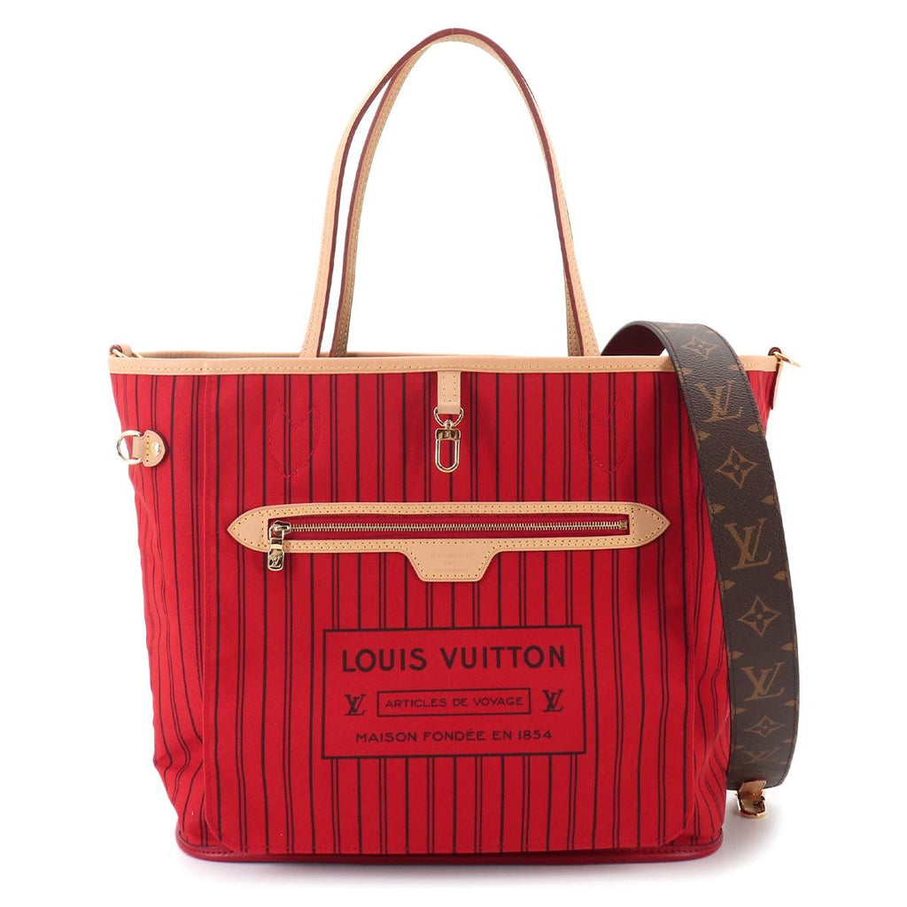Louis Vuitton Monogram Neverfull Inside Out MM 2-Way Tote Shoulder Bag — view 8
