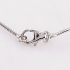 Hermes Drop Buffalo Horn Metal Silver Necklace — view 6