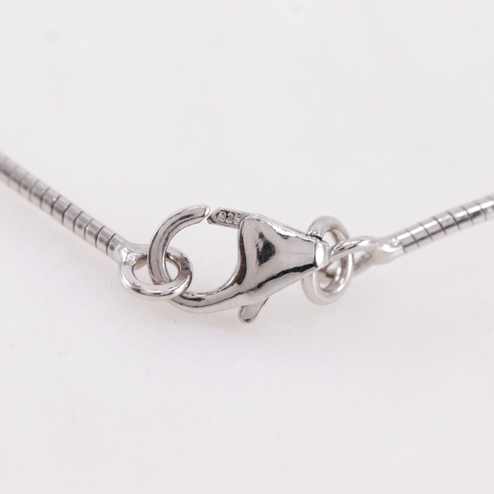Hermes Drop Buffalo Horn Metal Silver Necklace — view 6