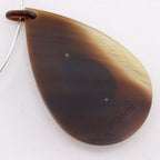 Hermes Drop Buffalo Horn Metal Silver Necklace — view 4