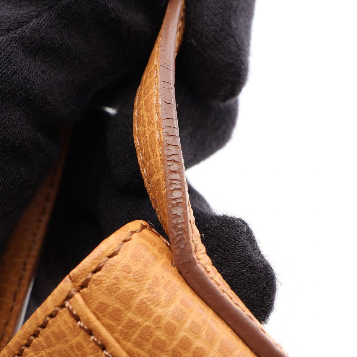 Loewe Handbag Logo Mini Camel Leather — view 8