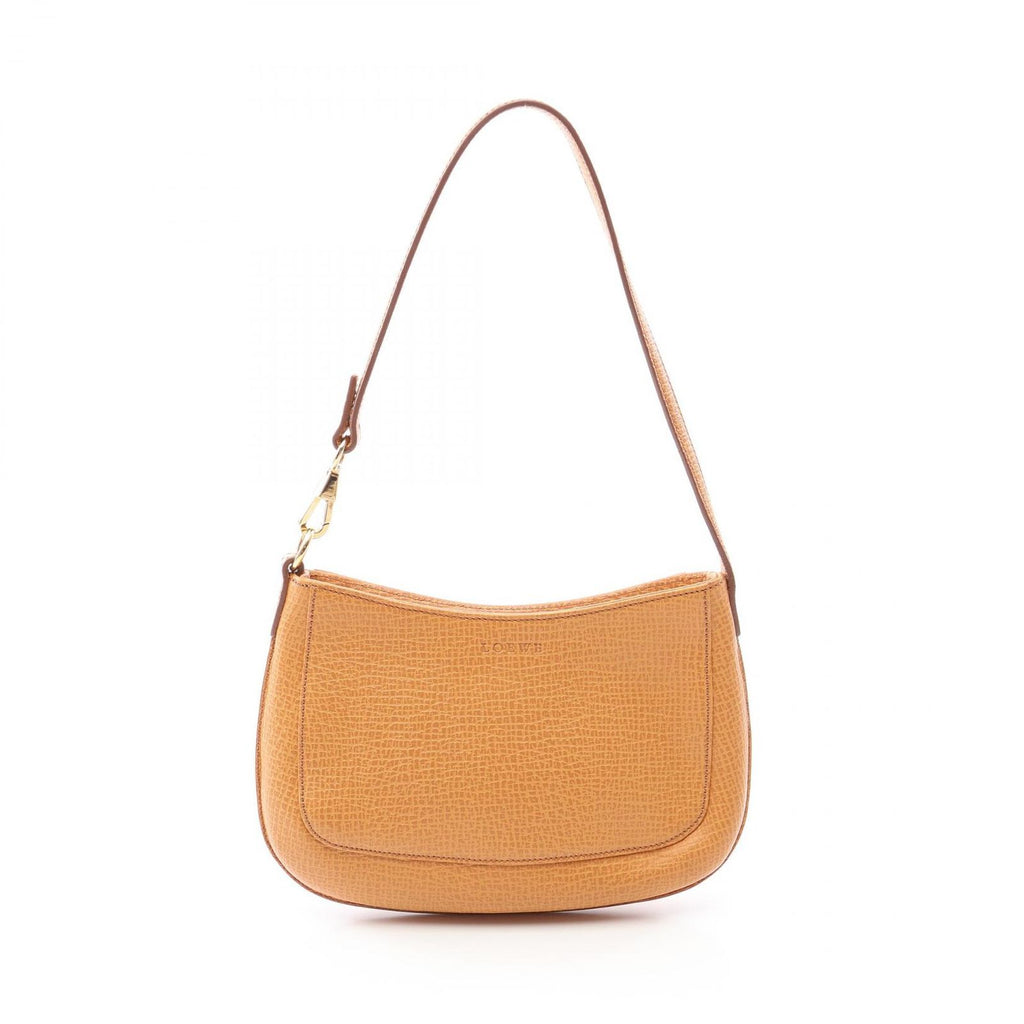 Loewe Handbag Logo Mini Camel Leather