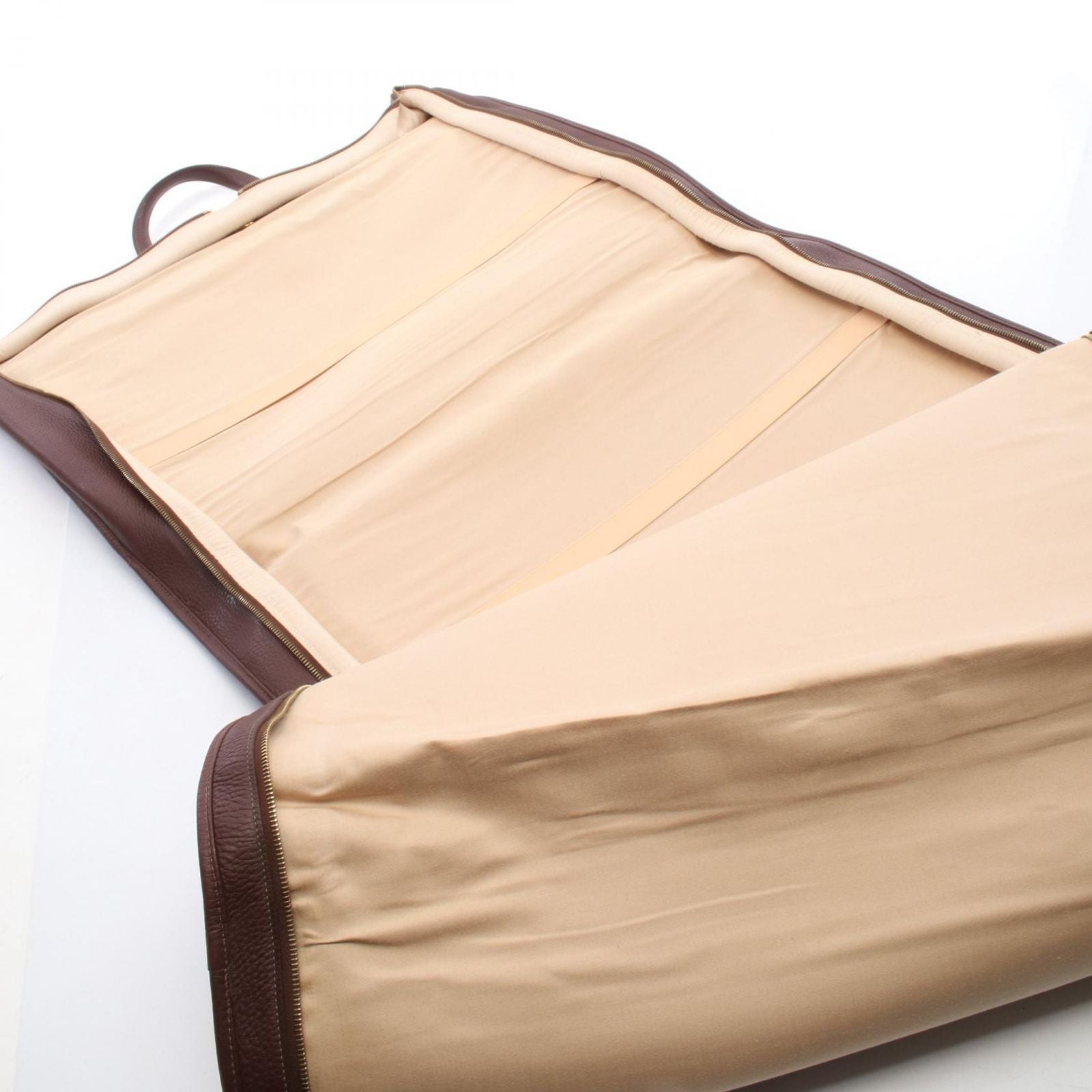 Hermes Victoria Ecru Brown Garment Case Handbag — view 3