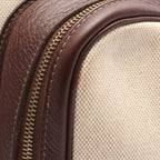Hermes Victoria Ecru Brown Garment Case Handbag — view 5