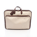Hermes Victoria Ecru Brown Garment Case Handbag