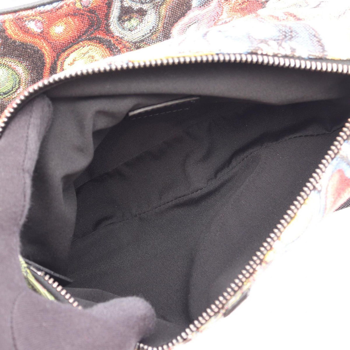Dior Waist Bag Kenny Scharf Saddle Black Multi Canvas Leather — view 3