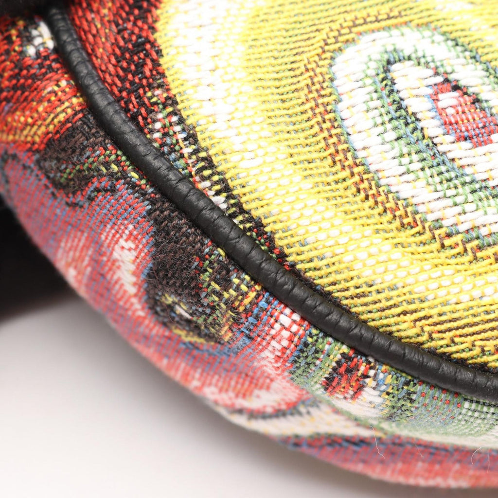Dior Waist Bag Kenny Scharf Saddle Black Multi Canvas Leather — view 6