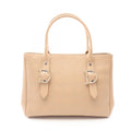 Dior Tote Bag Cannage Beige Leather