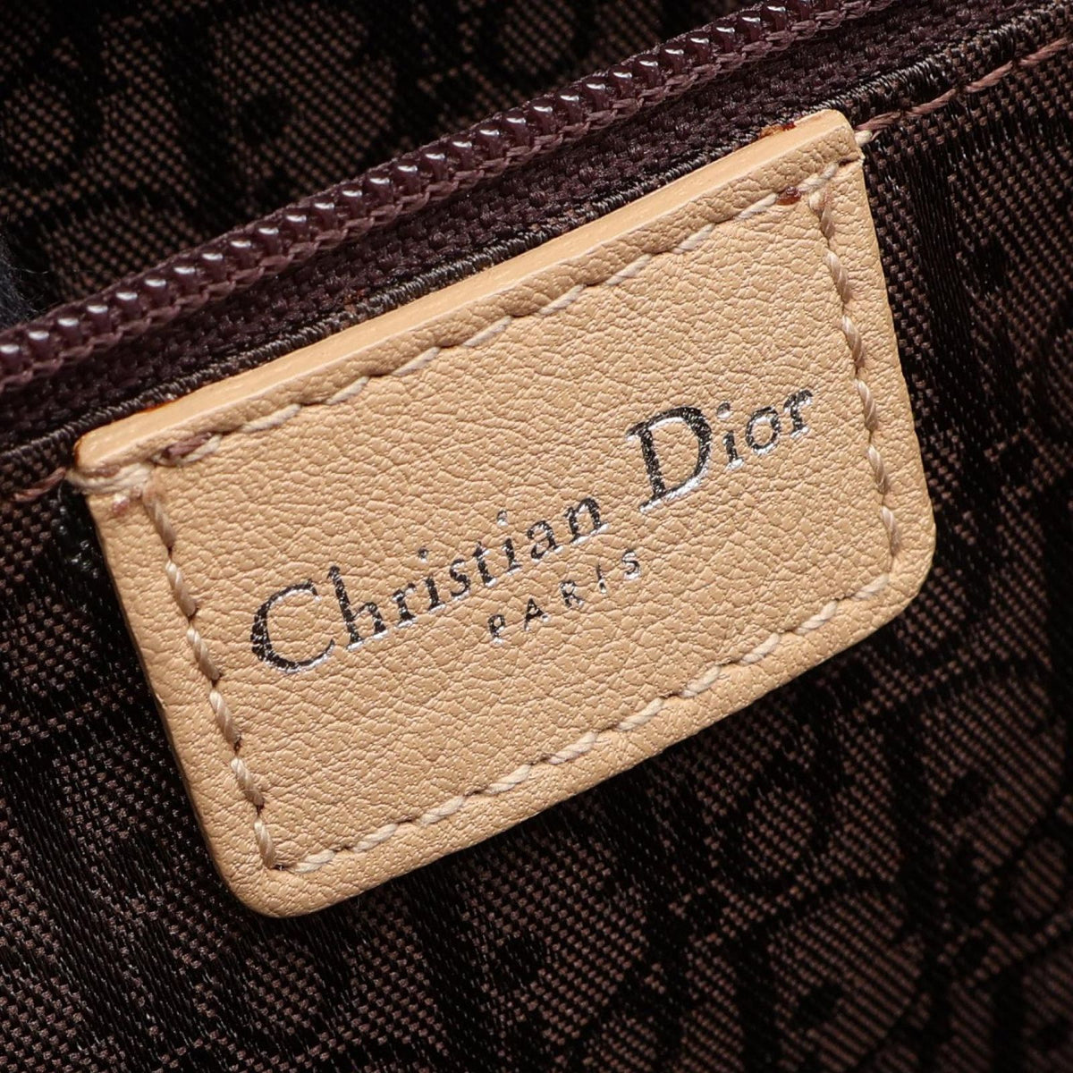 Dior Tote Bag Cannage Beige Leather — view 4