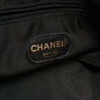 Chanel Tote Bag CC Logo Black Lambskin CC Chain — view 4