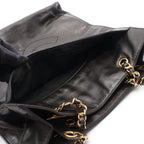 Chanel Tote Bag CC Logo Black Lambskin CC Chain — view 6