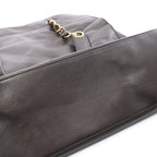 Chanel Tote Bag CC Logo Black Lambskin CC Chain — view 8