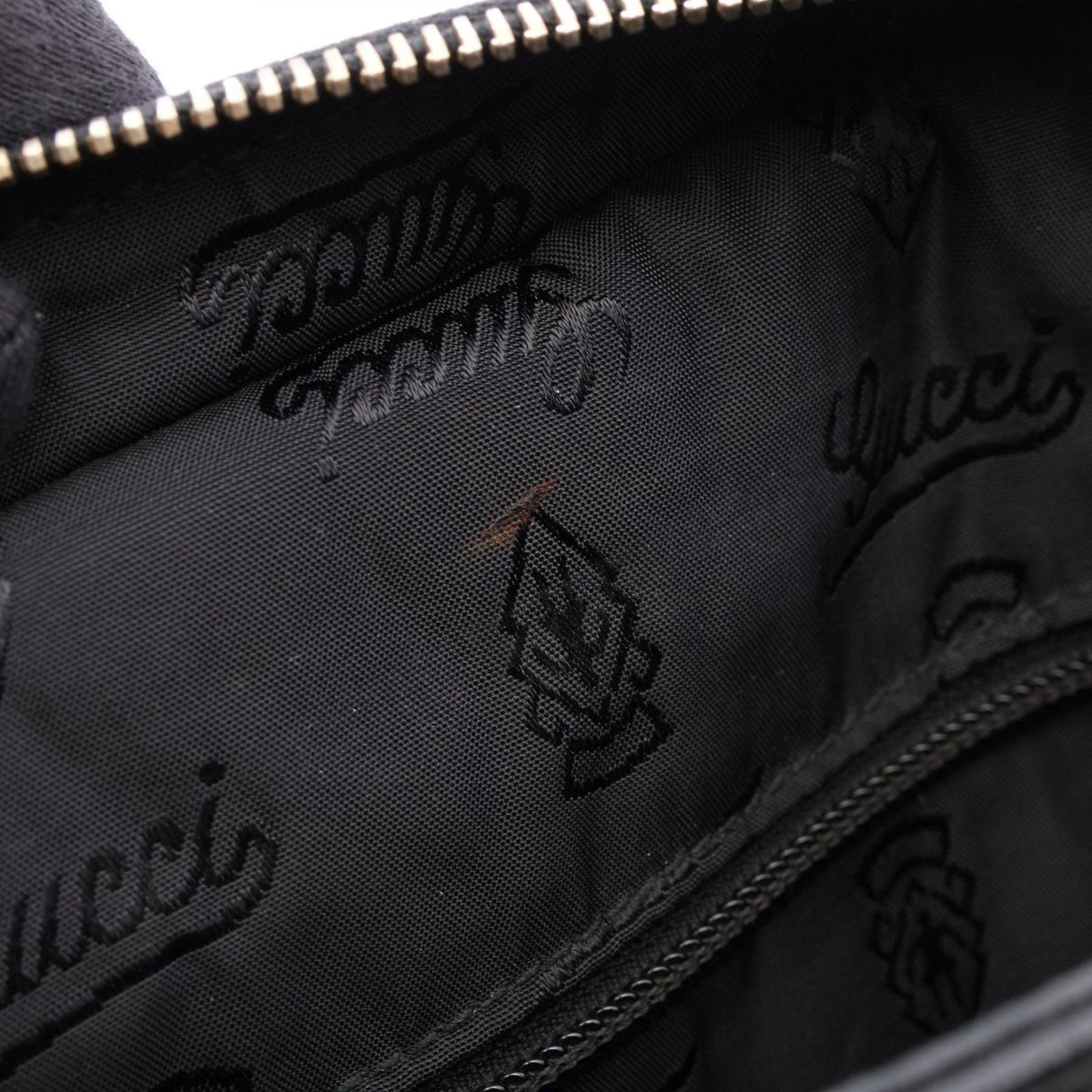 Gucci Shoulder Bag Guccissima Black Leather Guccissima — view 5