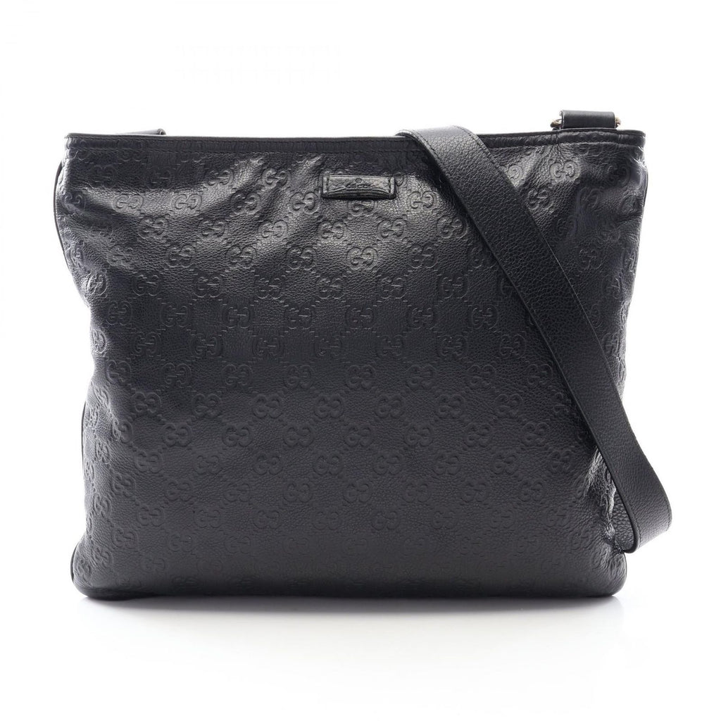 Gucci Shoulder Bag Guccissima Black Leather Guccissima