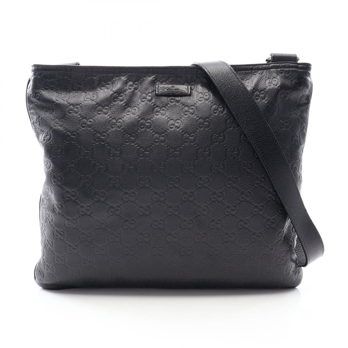 Gucci Shoulder Bag Guccissima Black Leather Guccissima