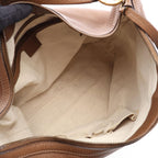Gucci Shoulder Bag Interlocking G Brown Leather — view 3