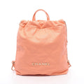 Chanel Backpack 22 Large Coral Pink Leather 22 Quilted Chain