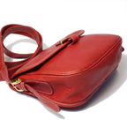 Loewe Shoulder Bag Anagram Leather Red Vintage — view 2