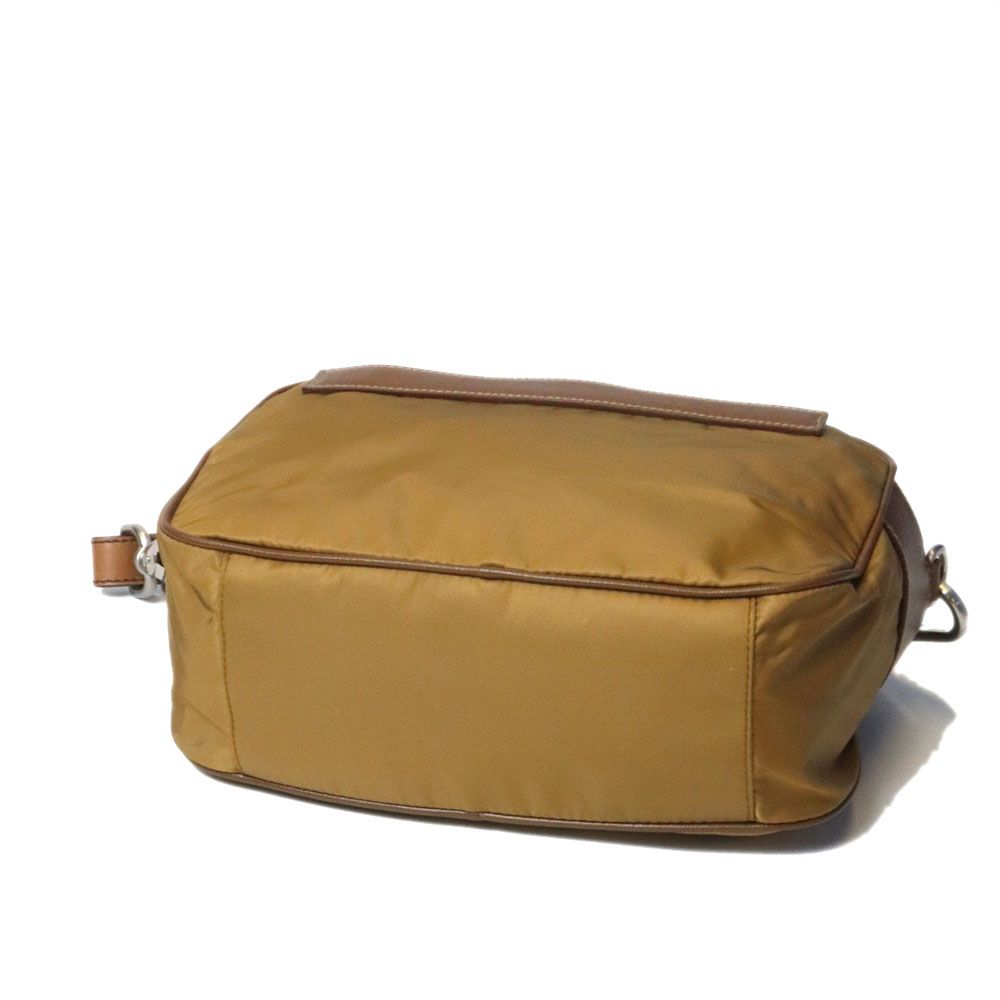 Prada Shoulder Bag Nylon Brown — view 7