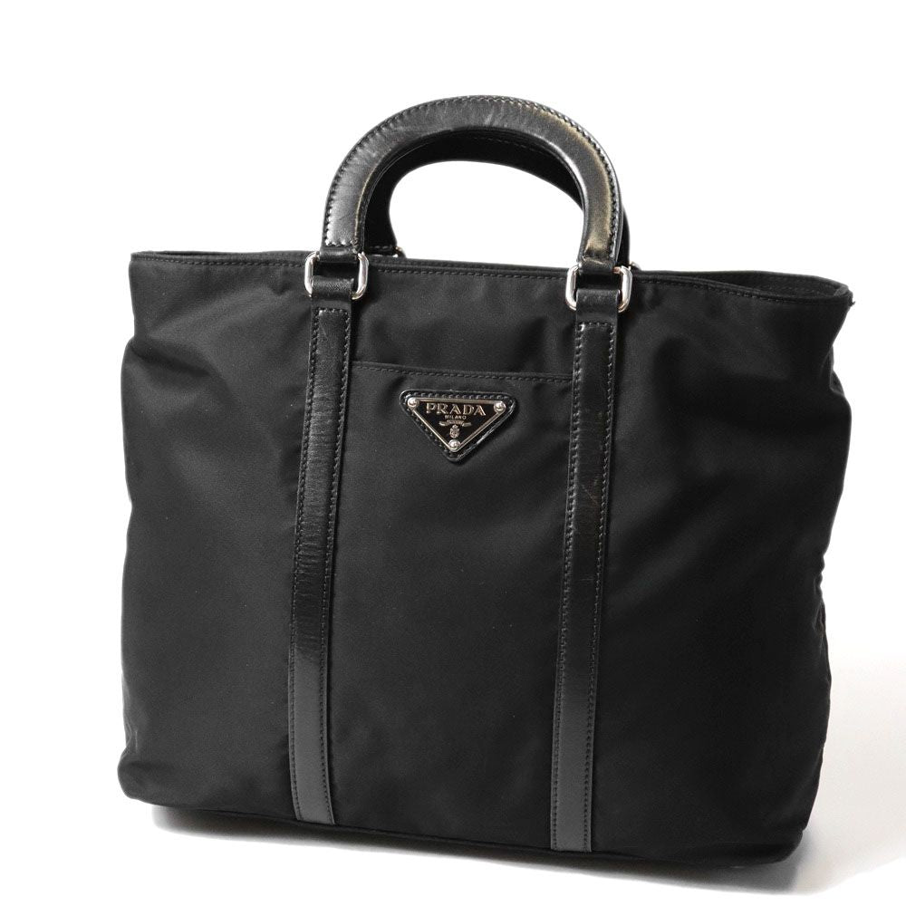 Prada Tote Bag Nylon Black