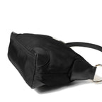 Prada Shoulder Bag Nylon Black Triangle Logo — view 4