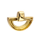 Celine Diamond Single Earring 18K Yellow Gold — view 4