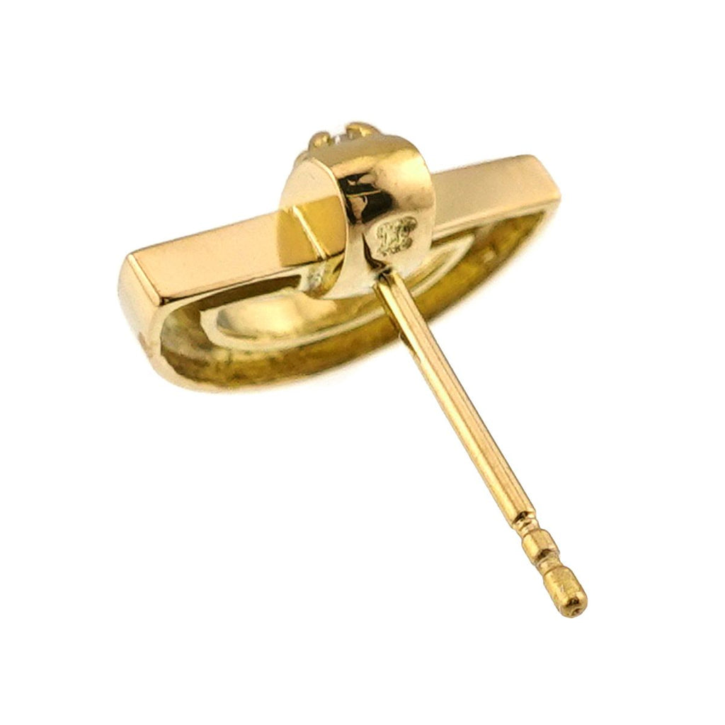 Celine Diamond Single Earring 18K Yellow Gold — view 3