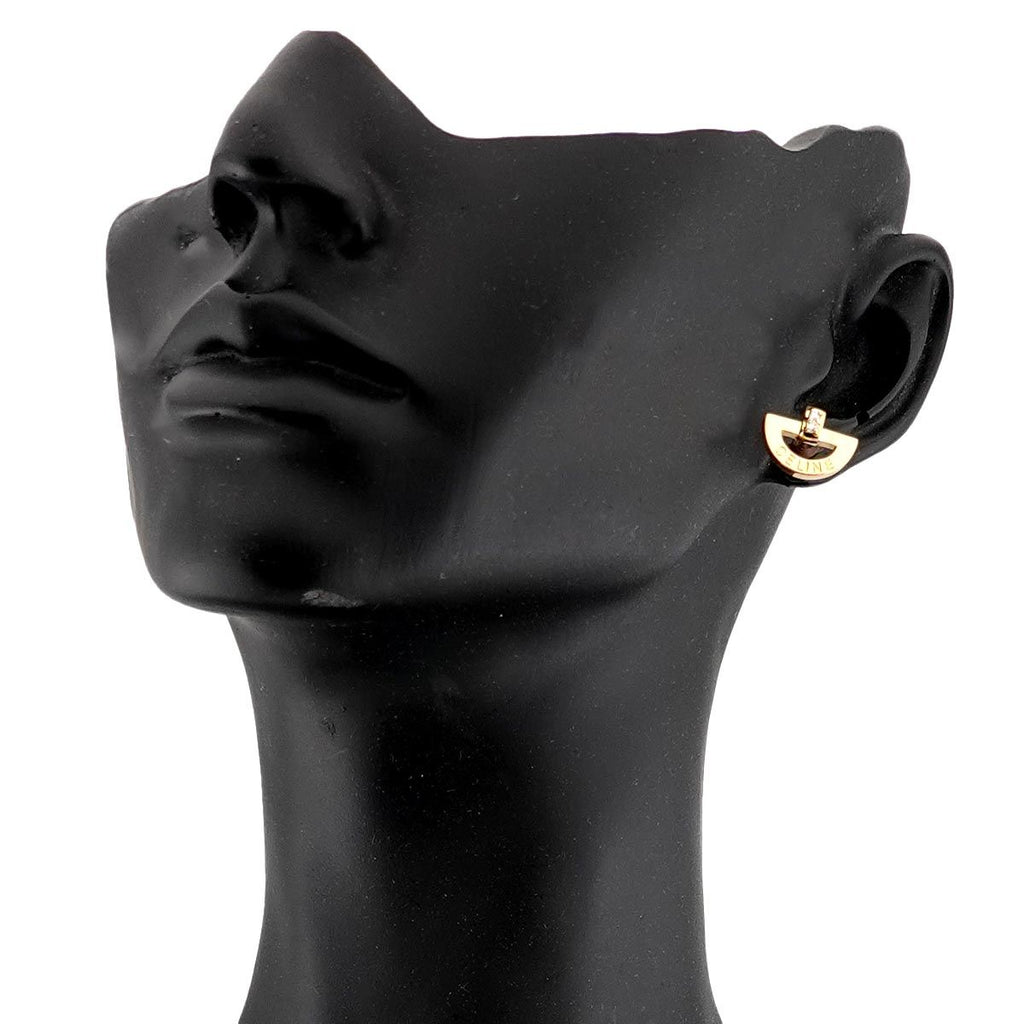 Celine Diamond Single Earring 18K Yellow Gold — view 7