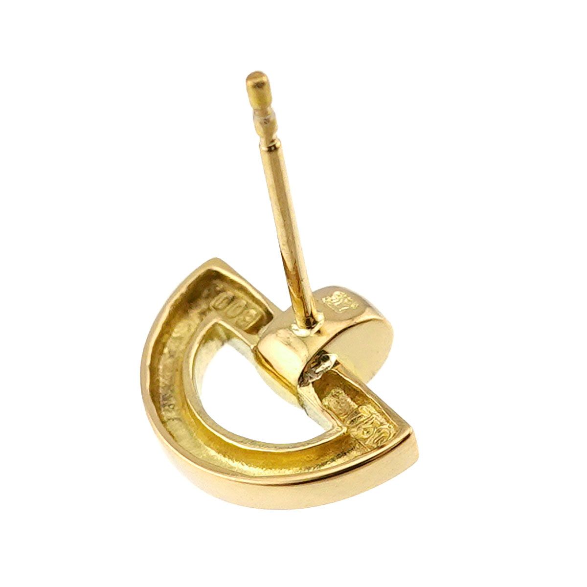 Celine Diamond Single Earring 18K Yellow Gold — view 5