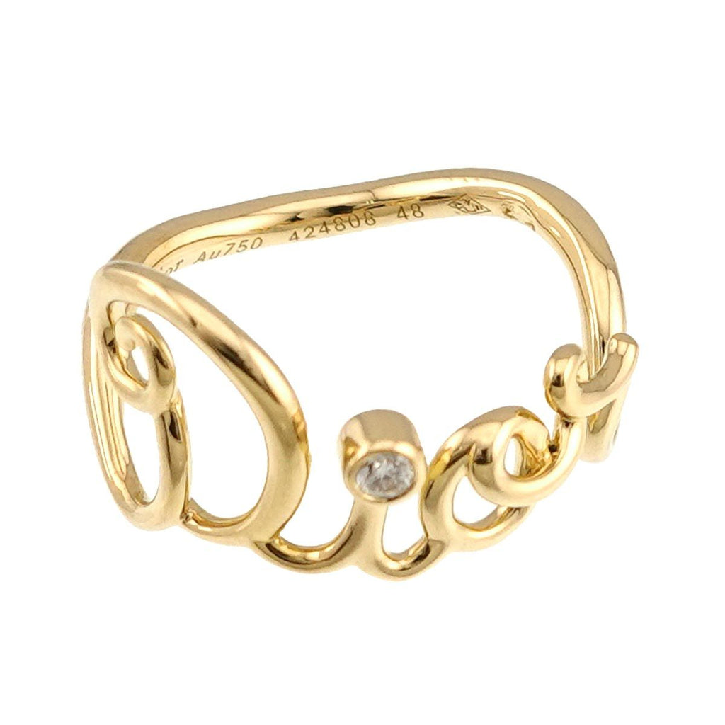 Dior Amour 48 Ring Diamond 18K Yellow Gold — view 4