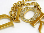 Dior Necklace Revolution 301 Gold Metal Crystal Pendant — view 4