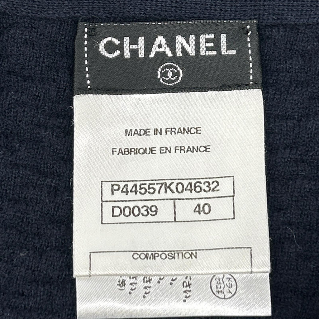 Chanel CC Logo Waffle Sleeveless 40 Dress — view 3