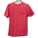 Dior Pink CD Embroidery Short Sleeve T-Shirt