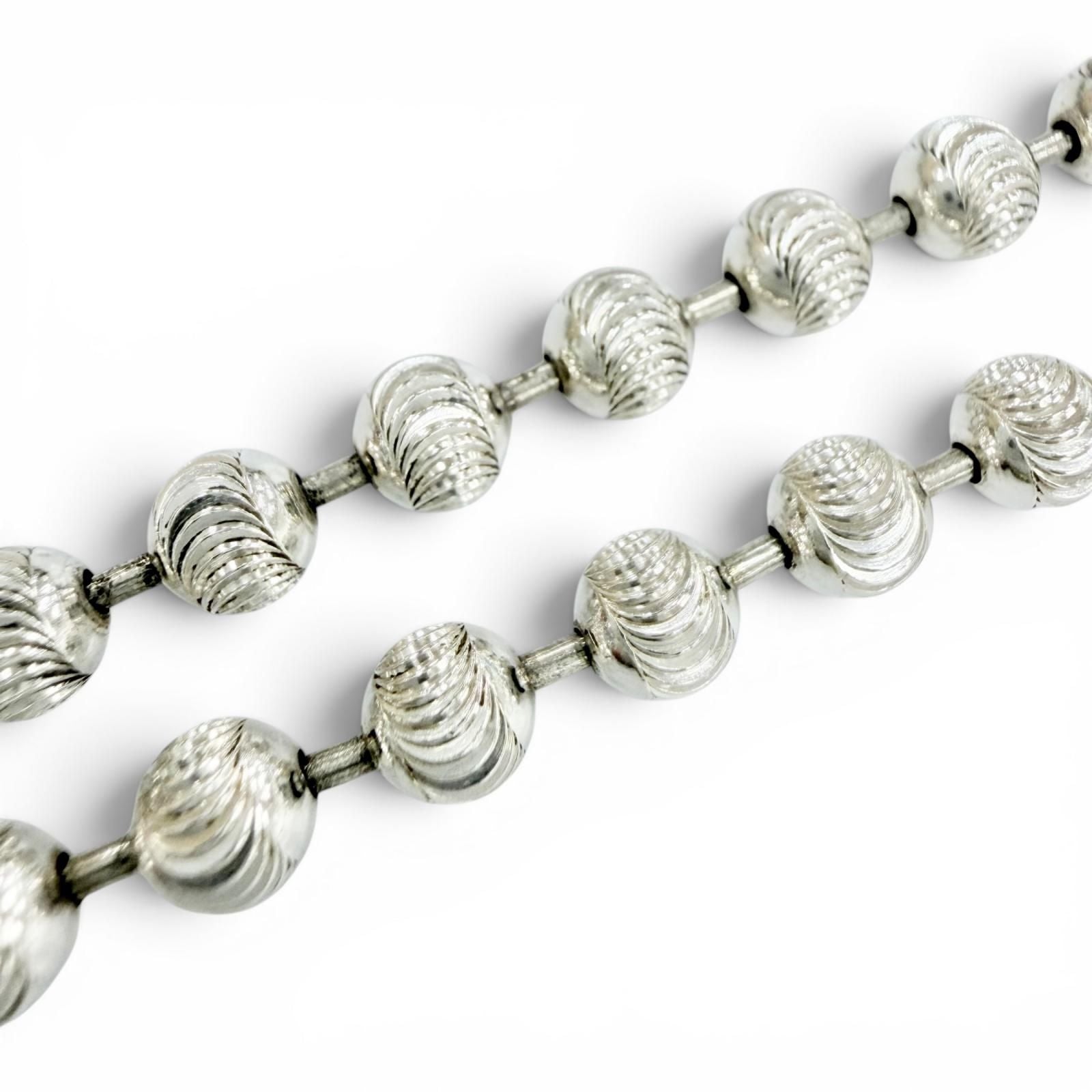 Gucci Ball Chain Necklace L Silver — view 4