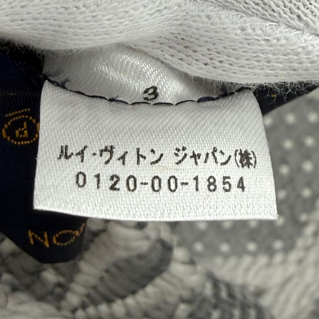 Louis Vuitton Echarpe Logomania Wool Silk Blend Gripe Loulou Fringe Scarf — view 7