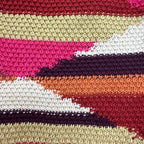 Dior Linen Cotton Blend All Over Pattern Knit Long Skirt Multi 40 — view 5