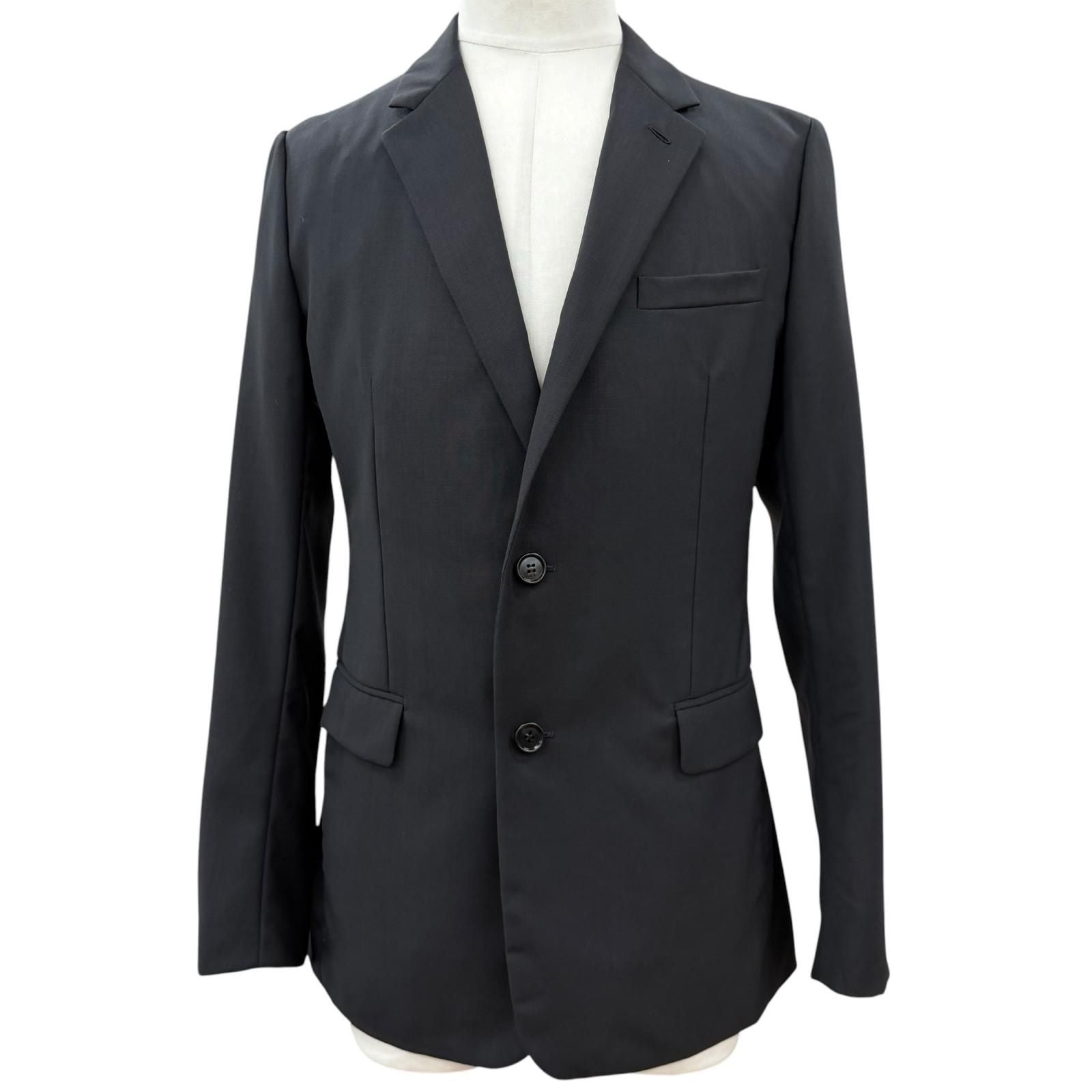 Dior Homme Wool Logo Button Single Jacket Tailored Black 46