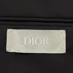 Dior Homme Wool Logo Button Single Jacket Tailored Black 46 — view 7