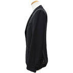 Dior Homme Wool Logo Button Single Jacket Tailored Black 46 — view 3