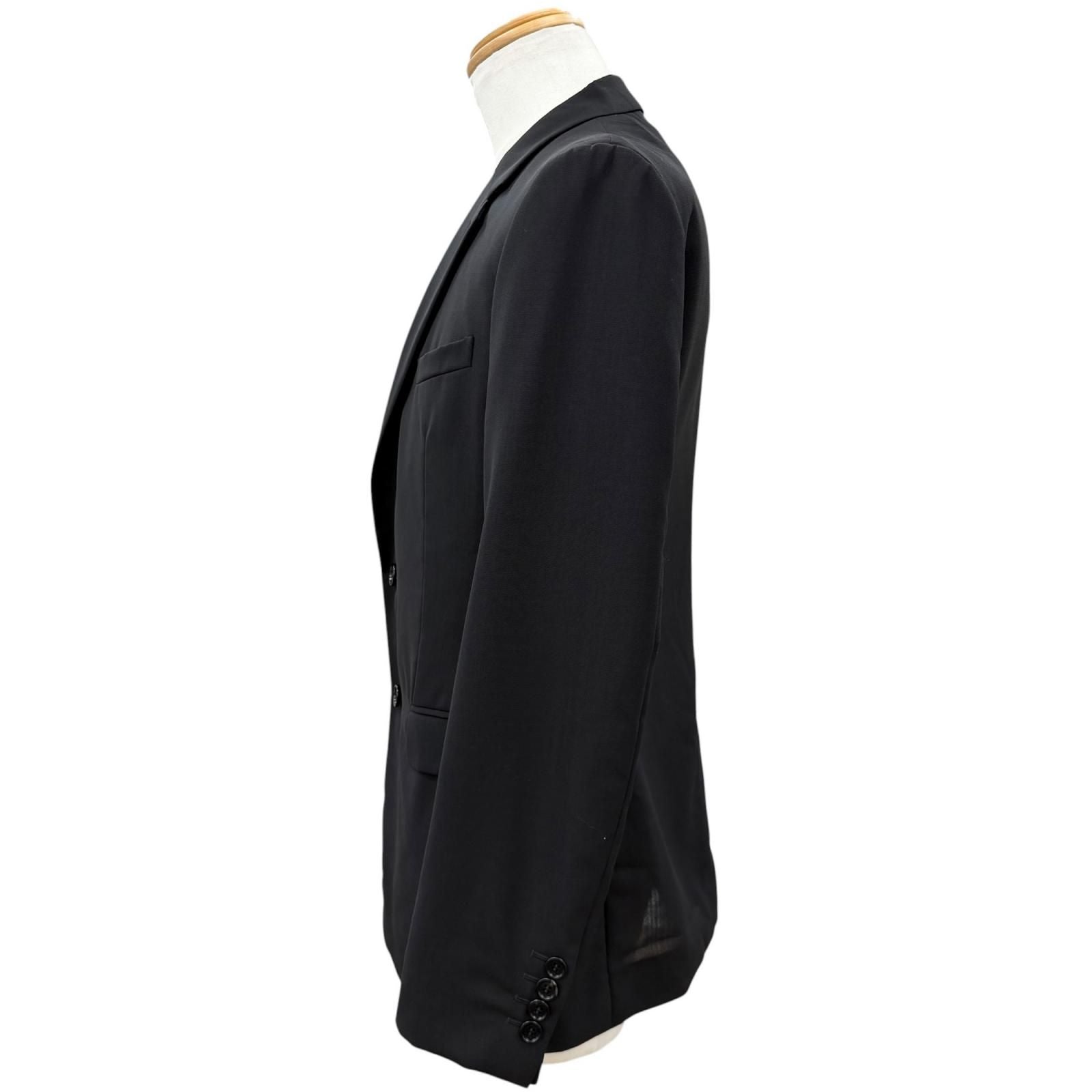 Dior Homme Wool Logo Button Single Jacket Tailored Black 46 — view 3